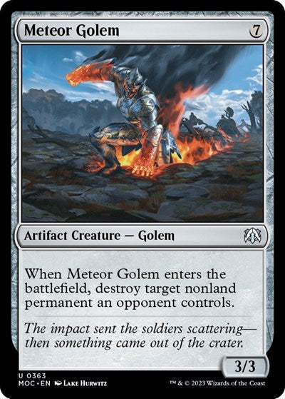 Meteor Golem (Commander: March of the Machine) Near Mint