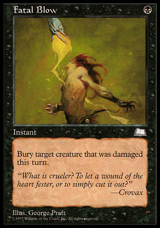 Fatal Blow (Weatherlight) Near Mint