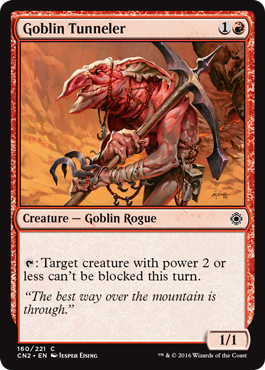 Goblin Tunneler (Conspiracy: Take the Crown) Near Mint Foil
