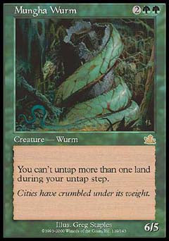 Mungha Wurm (Prophecy) Near Mint Chinese