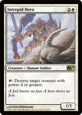 Intrepid Hero (Magic 2013 Core Set) Near Mint French