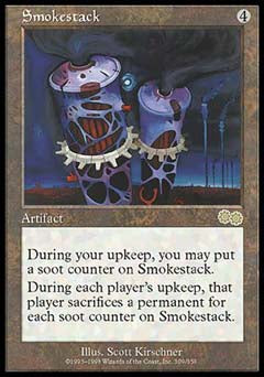 Smokestack (Urza's Saga) Light Play