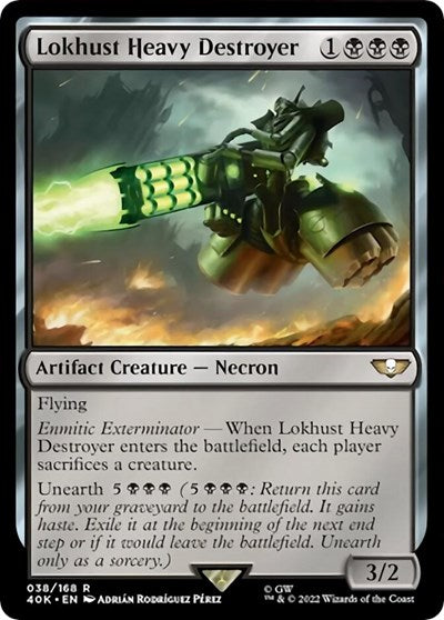 Lokhust Heavy Destroyer (Surge Foil) (Universes Beyond: Warhammer 40K) Near Mint