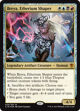 Breya, Etherium Shaper (Commander 2016 Edition) Near Mint Foil