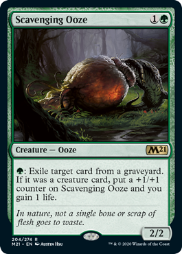 Scavenging Ooze (Magic 2021 Core Set) Near Mint