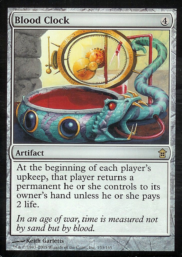 Blood Clock (Saviors of Kamigawa) Near Mint Foil