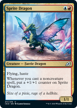 Sprite Dragon (Ikoria: Lair of Behemoths) Near Mint Foil