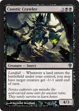 Caustic Crawler (Worldwake) Near Mint Foil
