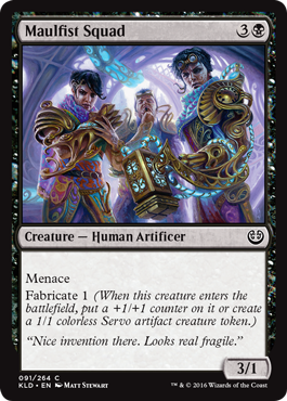 Maulfist Squad (Kaladesh) Near Mint Foil