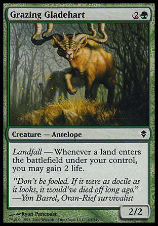 Grazing Gladehart (Zendikar) Near Mint Foil