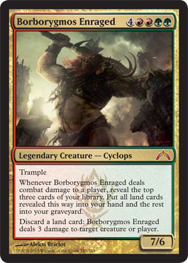 Borborygmos Enraged (Gatecrash) Near Mint Foil