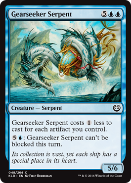 Gearseeker Serpent (Kaladesh) Near Mint