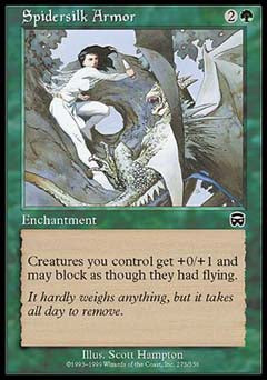 Spidersilk Armor (Mercadian Masques) Near Mint