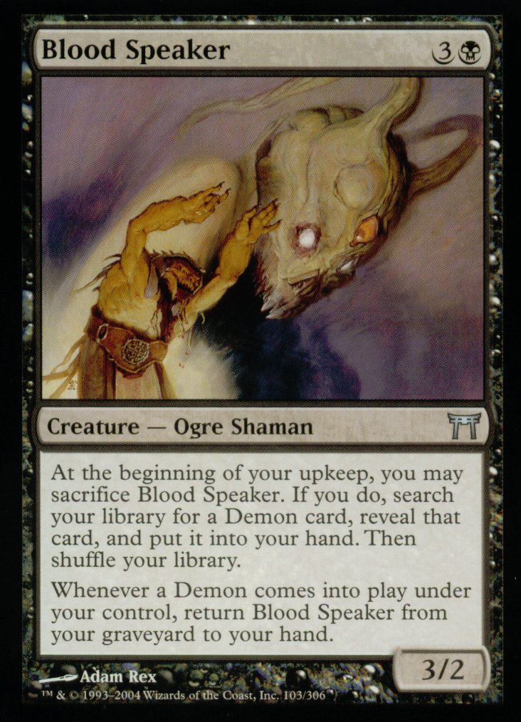 Blood Speaker (Champions of Kamigawa) Near Mint Foil