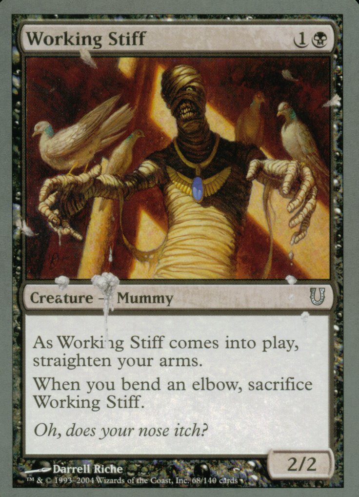 Working Stiff (Unhinged) Near Mint