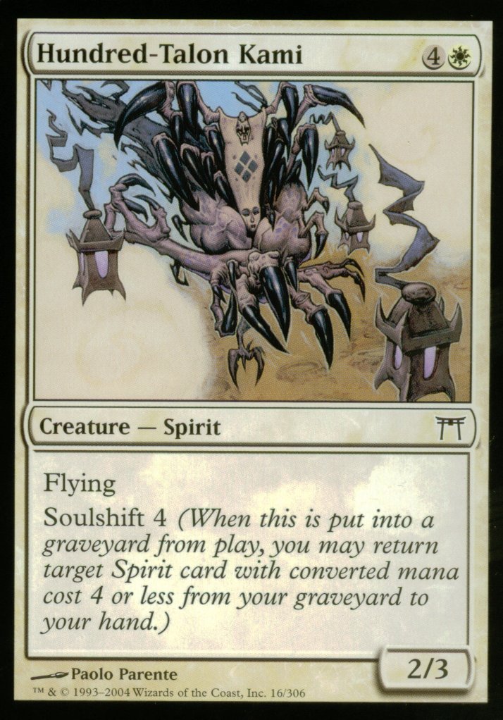Hundred-Talon Kami (Champions of Kamigawa) Light Play Foil