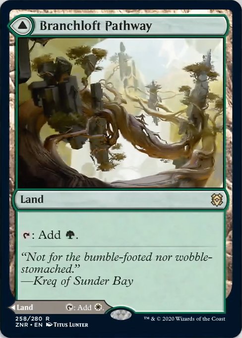 Branchloft Pathway / Boulderloft Pathway (Zendikar Rising) Near Mint