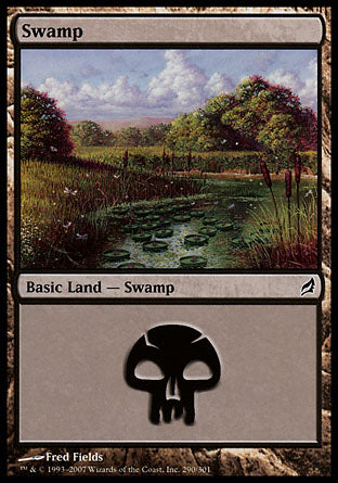 Swamp (290) (Lorwyn) Near Mint Foil Italian