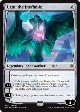 Ugin, the Ineffable (War of the Spark) Near Mint Foil