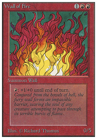 Wall of Fire (Unlimited) Light Play