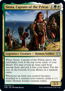 Siona, Captain of the Pyleas (Theros Beyond Death) Near Mint Foil