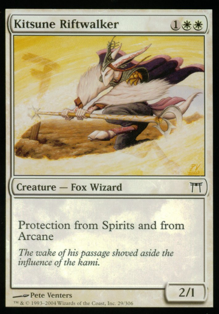 Kitsune Riftwalker (Champions of Kamigawa) Near Mint Foil