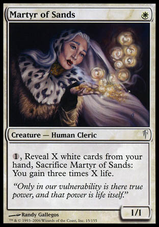 Martyr of Sands (Coldsnap) Near Mint