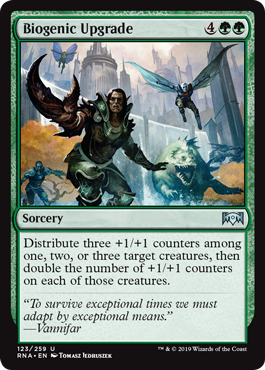 Biogenic Upgrade (Ravnica Allegiance) Near Mint Foil