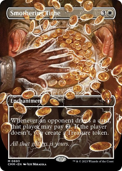 Smothering Tithe (Borderless) (Commander Masters) Near Mint