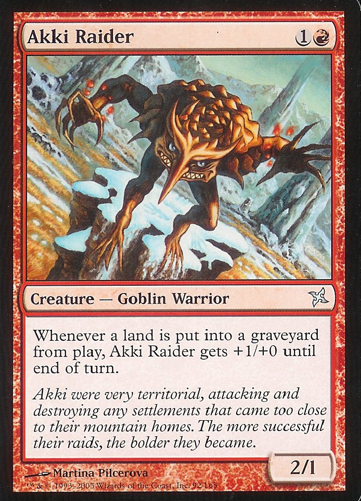 Akki Raider (Betrayers of Kamigawa) Near Mint