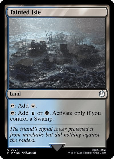 Tainted Isle (Surge Foil) (Universes Beyond: Fallout) Near Mint