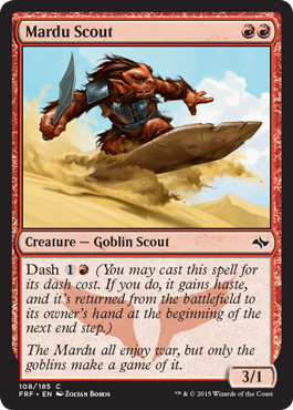 Mardu Scout (Fate Reforged) Near Mint Foil