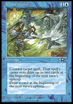 Arcane Denial (2) (Alliances) Light Play
