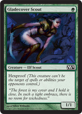 Gladecover Scout (Magic 2014 Core Set) Near Mint Foil