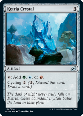 Ketria Crystal (Ikoria: Lair of Behemoths) Near Mint Foil