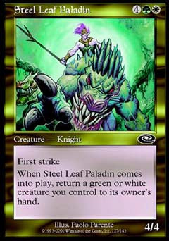 Steel Leaf Paladin (Planeshift) Near Mint