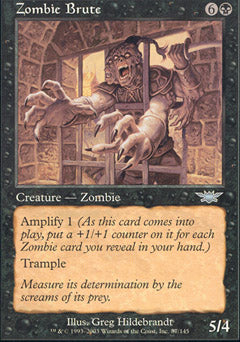 Zombie Brute (Legions) Near Mint Foil Chinese