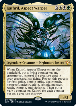 Kathril, Aspect Warper (Commander 2020 Ikoria) Near Mint Foil