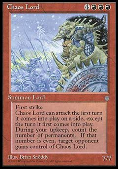 Chaos Lord (Ice Age) Near Mint