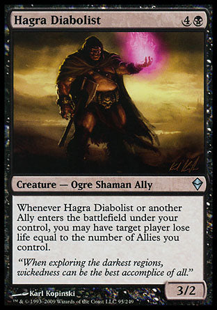 Hagra Diabolist (Zendikar) Near Mint Foil