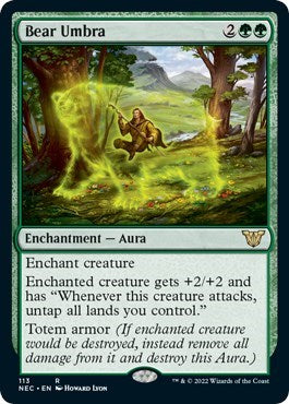Bear Umbra (Commander: Kamigawa: Neon Dynasty) Near Mint