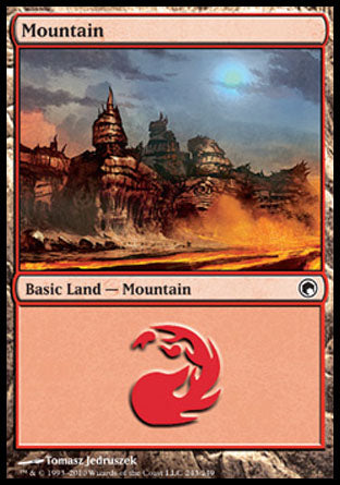 Mountain (243) (Scars of Mirrodin) Near Mint