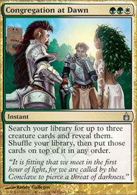 Congregation at Dawn (Ravnica) Near Mint