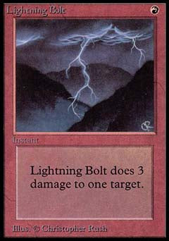 Lightning Bolt (Alpha) Near Mint