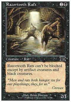 Razortooth Rats (Classic 6th Edition) Light Play