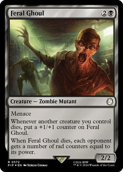 Feral Ghoul (Surge Foil) (Universes Beyond: Fallout) Near Mint