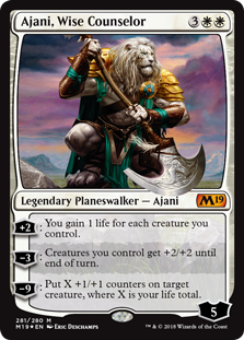 Ajani, Wise Counselor (Magic 2019 Core Set) Near Mint