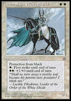 Order of the White Shield (Ice Age) Near Mint