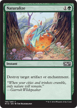 Naturalize (Magic 2015 Core Set) Near Mint Foil