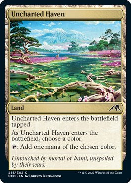 Uncharted Haven (Kamigawa: Neon Dynasty) Near Mint
